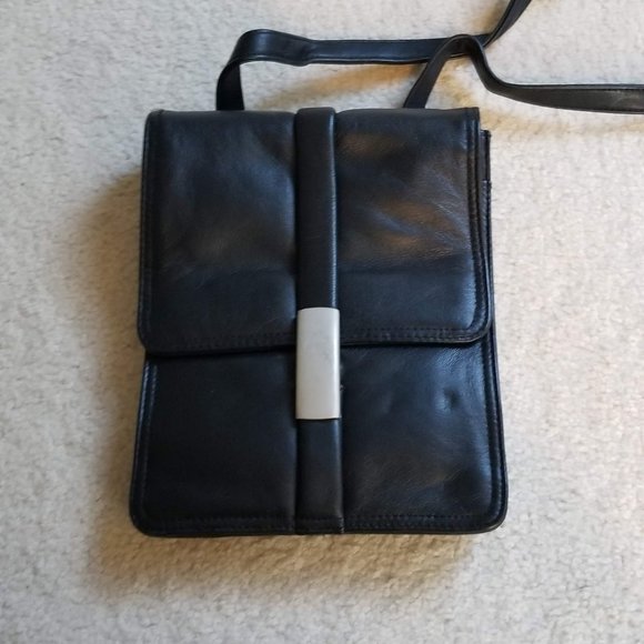 Leather bag with shoulder straps - Picture 1 of 7